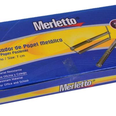 Sujetador de papel metalico merletto