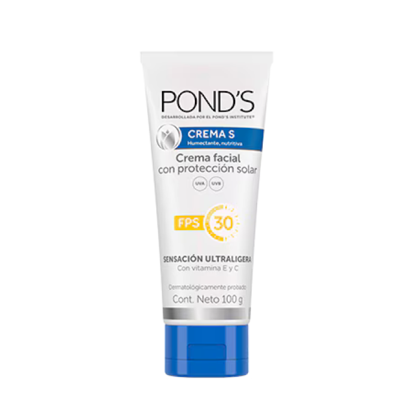 Crema facial Pond's con protección solar
