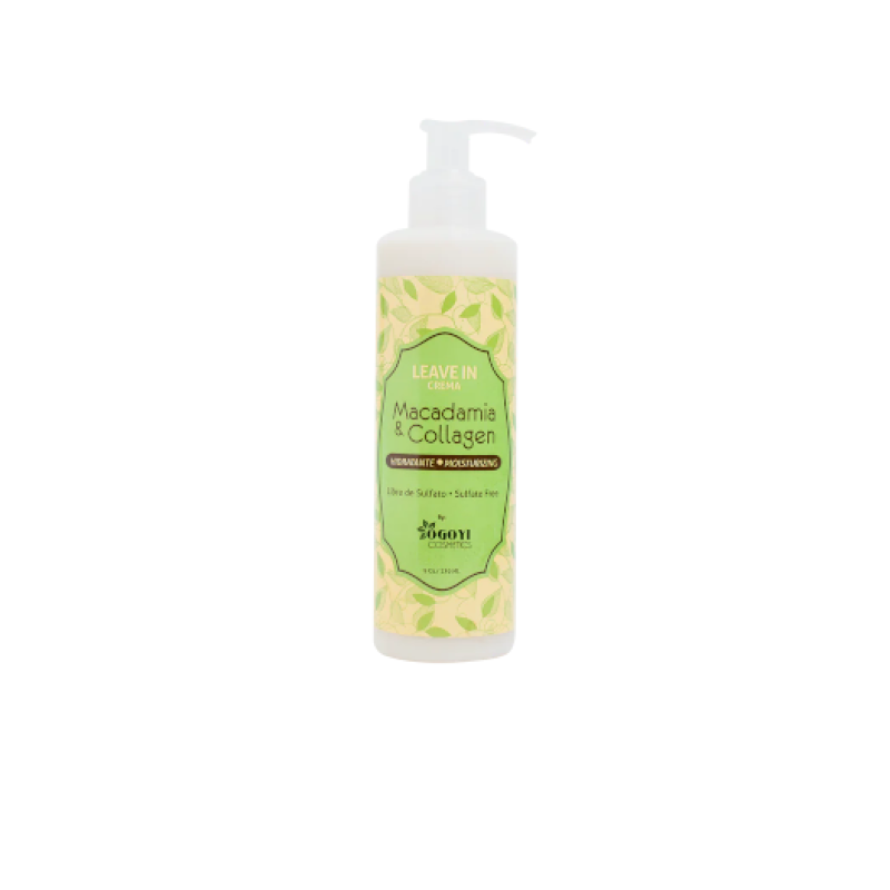 Acondicionador sin enjuague leave-in Macadamia & Collagen de Ogoyi Cosmetics.