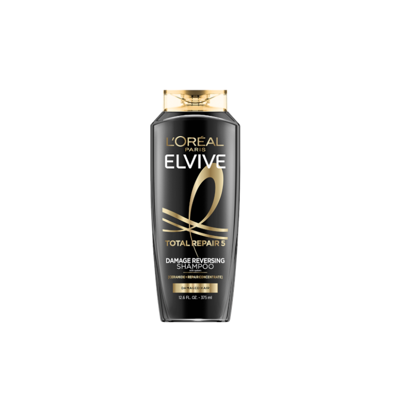 Champú reparador L'Oréal Paris Elvive Total Repair 5 para cabello dañado.