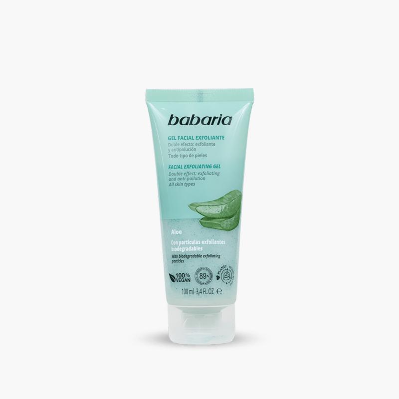 Gel Facial Exfoliante Babaria con Aloe Vera