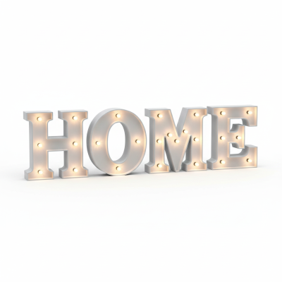 Letras con luces led