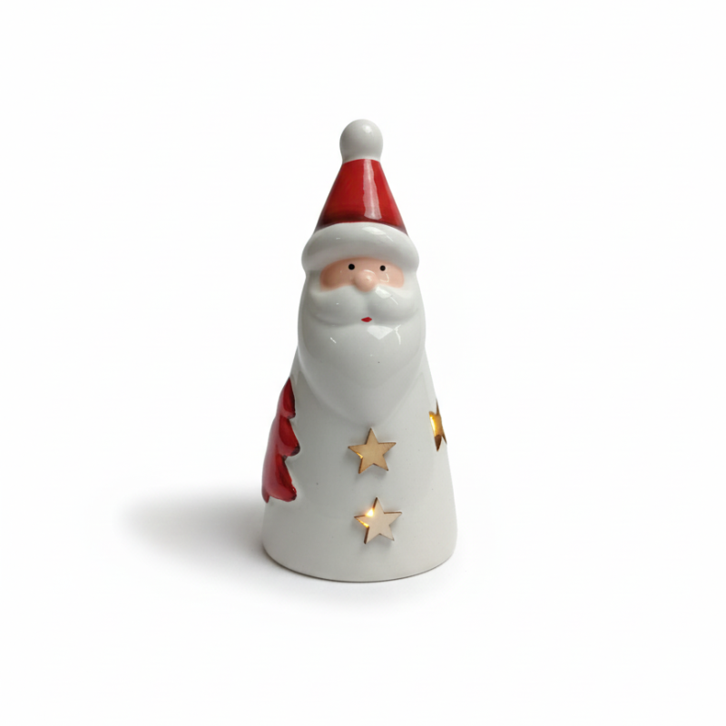 figura en forma de cono de papa noel