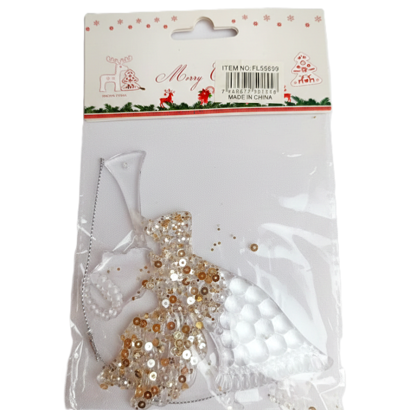 Adorno navideño de angelito