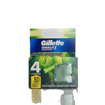 gillete mach3 4 unidades