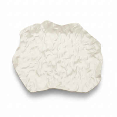 bandeja decorativa de cerámica de forma irregular