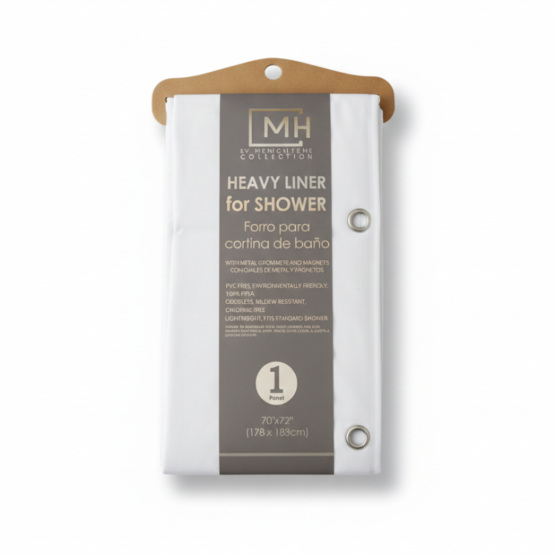 forro para cortina de baño MH de pvc