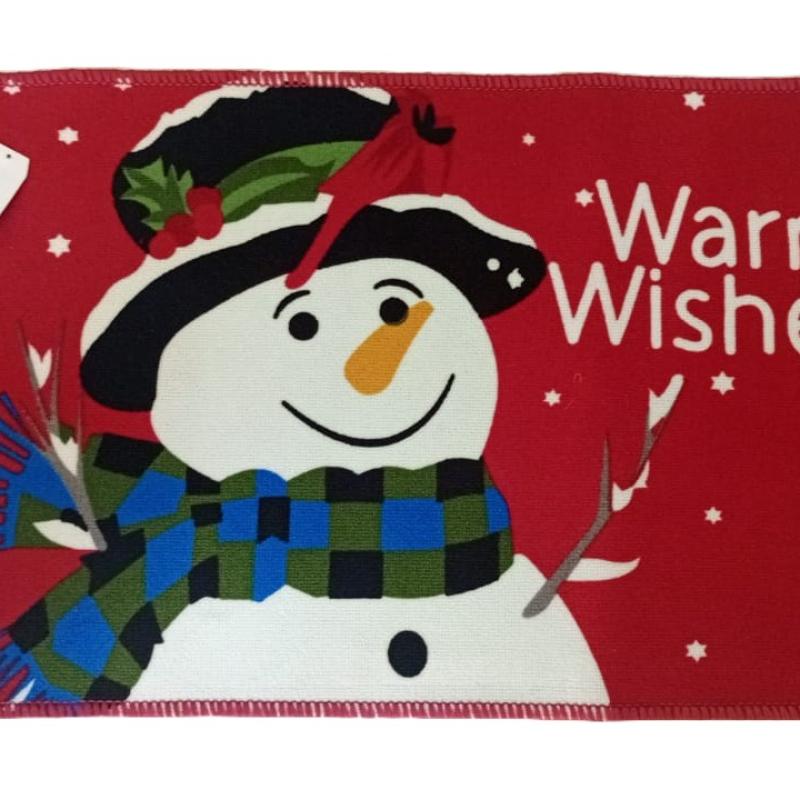 Alfombra con estilo navideño