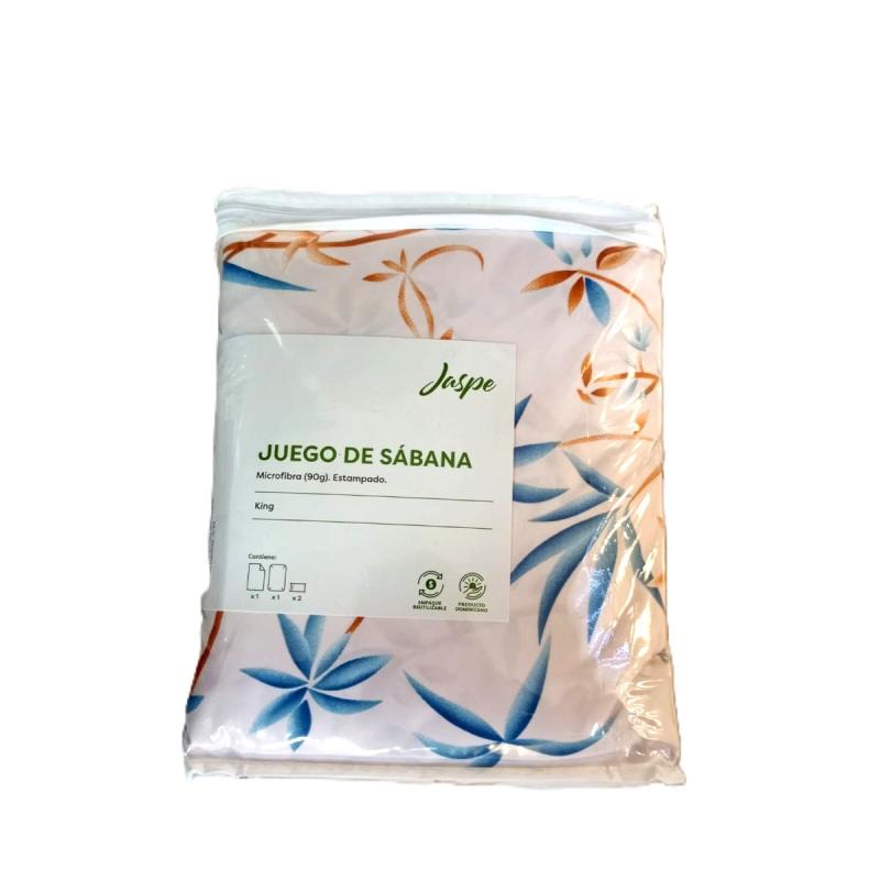 juego de sabana jaspe king estanpado