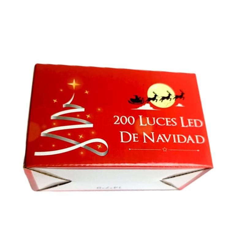 200 luces led de navidad