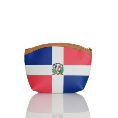 Monedero con la bandera dominicana